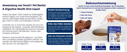 [Offizieller Shop] Yovot® Pet Dental & Digestive Health Oral Liquid – für frischen Atem, weniger Zahnstein, Förderung der Zahnfleischregeneration & stärkere, stabilere Zähne (für Katzen & Hunde) – Heute 70 % sparen!