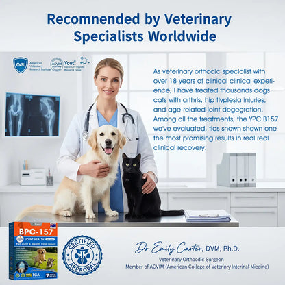 AVA Recommended | Official  Australia 🇦🇺 Store 🐶🐱Yovot® BPC-157 Advanced Joint & Total Body Health Oral Liquid -(For Dogs, Cats & Mammals. One Bottle Daily, Results in 7 Days)