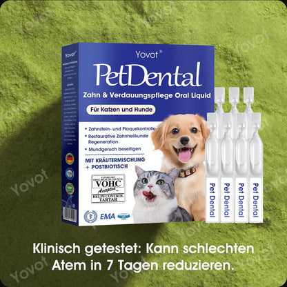 [Offizieller Shop] Yovot® Pet Dental & Digestive Health Oral Liquid – für frischen Atem, weniger Zahnstein, Förderung der Zahnfleischregeneration & stärkere, stabilere Zähne (für Katzen & Hunde) – Heute 70 % sparen!