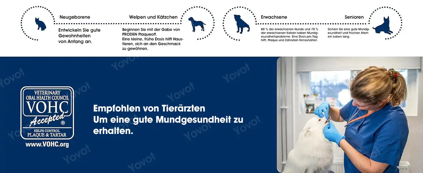 [Offizieller Shop] Yovot® Pet Dental & Digestive Health Oral Liquid – für frischen Atem, weniger Zahnstein, Förderung der Zahnfleischregeneration & stärkere, stabilere Zähne (für Katzen & Hunde) – Heute 70 % sparen!